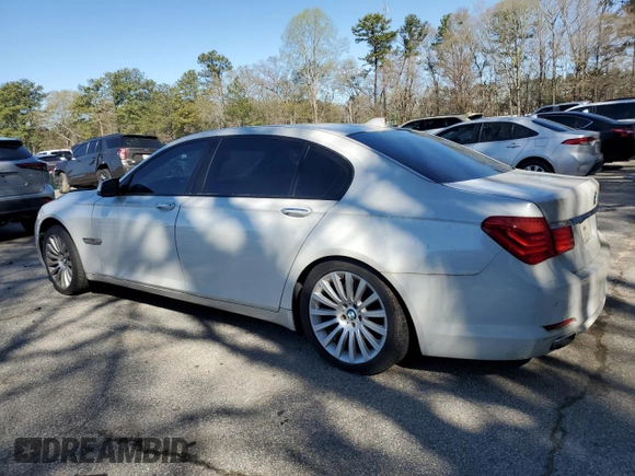 2010 BMW 7 Series 750Li with VIN WBAKB8C52ACY63372, listed as a Copart auction lot 49962145 with 142,480 mi miles and Clean title. Bid and sale history available at DreamBid. Image 2.