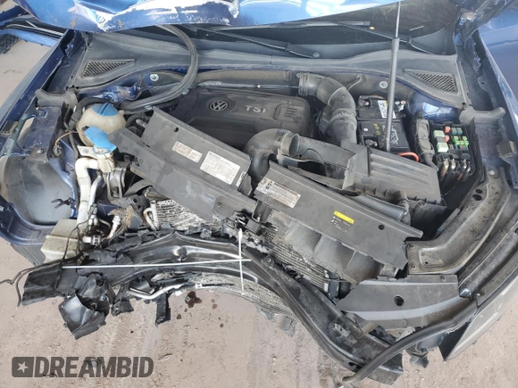 2016 Volkswagen Passat SE with VIN 1VWBT7A34GC021263, listed as a Copart auction lot 54558625 with 115,224 mi miles and Salvage title. Bid and sale history available at DreamBid. Image 11.