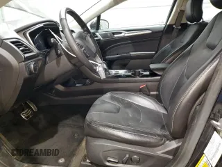 2014 Ford Fusion Titanium Hybrid with VIN 3FA6P0RU8ER238087, listed as a Copart auction lot 52515995 with Not provided miles and Salvage title. Bid and sale history available at DreamBid. Image 7.