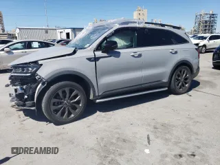 2022 Kia Sorento X-Line SX Prestige with VIN 5XYRKDLF5NG092457, listed as a Copart auction lot 49263335 with Not provided miles and Salvage title. Bid and sale history available at DreamBid. Image 1.