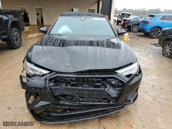 2024 Audi A6 Sedan Premium Plus with VIN WAUE3BF23RN039101, listed as a Copart auction lot 81428364 with 10,915 mi miles and Salvage Title. Bid and sale history available at carsss.com. Image 5.