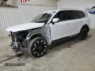 2023 Kia Telluride SX Prestige X-Pro z VIN 5XYP5DGC8PG386128, wystawiony jako Copart lot #51944255 z przebiegiem 41 929 mil mil oraz Szkoda całkowita • Salvage title. Historia ofert i sprzedaży dostępna na DreamBid. Obrazek 1.