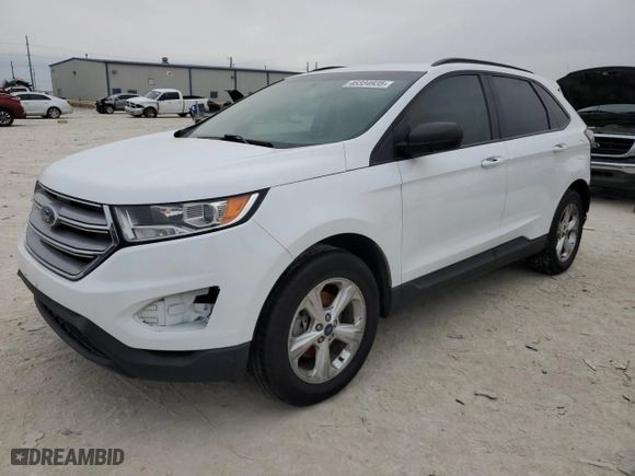 2018 Ford Edge SE with VIN 2FMPK3G92JBB25169, listed as a Copart auction lot 46334935 with 95,695 mi miles and Salvage Title. Bid and sale history available at carsss.com. Image 1.