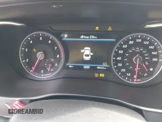2019 Genesis G70 2.0T Advanced with VIN KMTG44LA2KU034212, listed as a IAAI auction lot 41780111 with 48,222 mi miles. Bid and sale history available at carsss.com. Image 7.