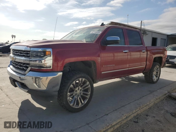 2018 Chevrolet Silverado 1500 LTZ with VIN 3GCUKSEC6JG534594, listed as a Copart auction lot 52744455 with Not Provided miles and Clean Title. Bid and sale history available at carsss.com. Image 1.