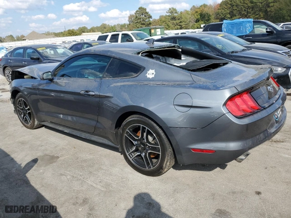 2022 Ford Mustang EcoBoost with VIN 1FA6P8TH0N5121956, listed as a Copart auction lot 78166274 with 49,807 mi miles and Salvage Title. Bid and sale history available at carsss.com. Image 2.