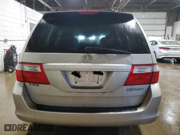 2005 Honda Odyssey LX with VIN 5FNRL38285B031835, listed as a Copart auction lot 49467425 with 226,140 mi miles and Clean Title. Bid and sale history available at carsss.com. Image 6.