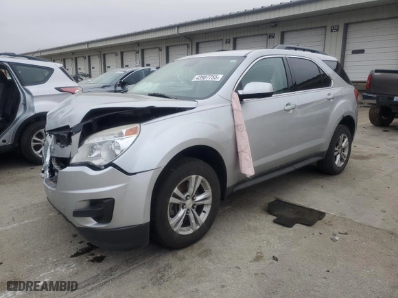 2015 Chevrolet Equinox LT with VIN 2GNALBEK7F6392547, listed as a Copart auction lot 43907755 with 112,157 mi miles and Salvage Title. Bid and sale history available at carsss.com. Image 1.