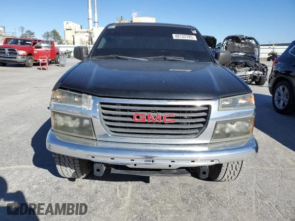 2005 GMC Canyon SLE Z85 with VIN 1GTCS196558171064, listed as a Copart auction lot 48133785 with 211,982 mi miles and Clean Title. Bid and sale history available at carsss.com. Image 5.