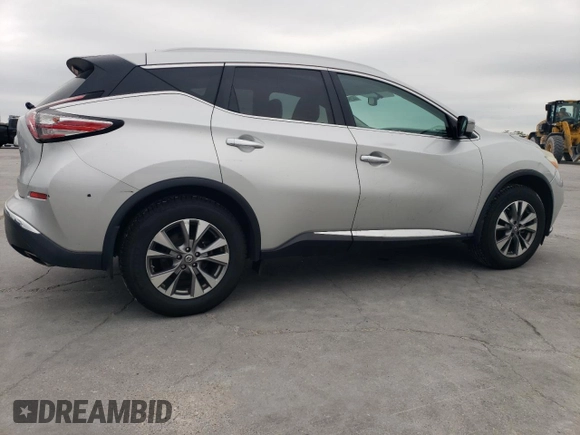 2016 Nissan Murano SV with VIN 5N1AZ2MG2GN142811, listed as a Copart auction lot 52642815 with 180,528 mi miles and Salvage Title. Bid and sale history available at carsss.com. Image 3.