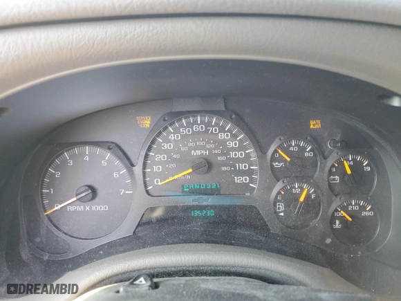 2003 Chevrolet TrailBlazer LT with VIN 1GNDT13S532381713, listed as a Copart auction lot 89004635 with NaN miles and Salvage Title. Bid and sale history available at carsss.com. Image 9.