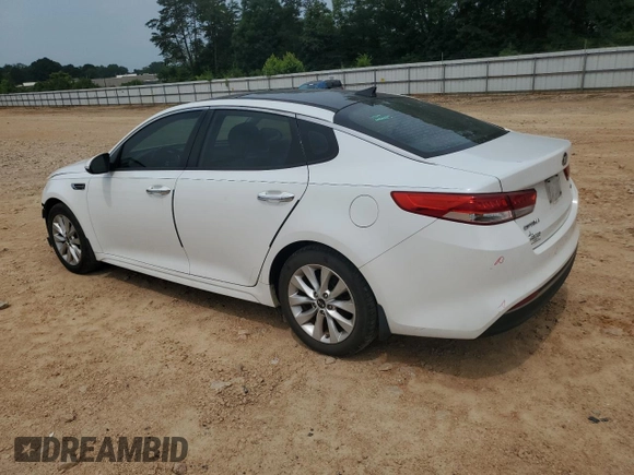2016 Kia Optima EX with VIN 5XXGU4L36GG097679, listed as a Copart auction lot 60231295 with 110,599 mi miles and Salvage title. Bid and sale history available at DreamBid. Image 2.