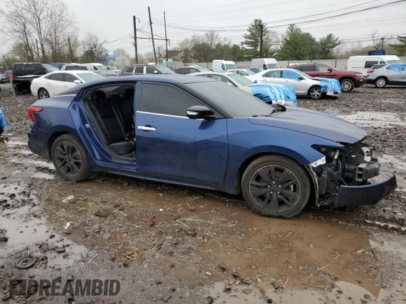 2021 Nissan Maxima SV with VIN 1N4AA6CVXMC503489, listed as a Copart auction lot 51857425 with Not Provided miles and Salvage Title. Bid and sale history available at DreamBid. Image 4.