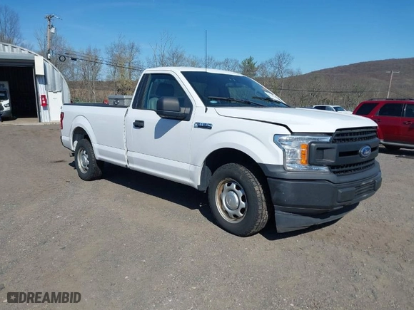 2019 Ford F-150 XL with VIN 1FTMF1CB1KKC53743, listed as a IAAI auction lot 41910136 with 106,461 mi miles. Bid and sale history available at carsss.com. Image 1.