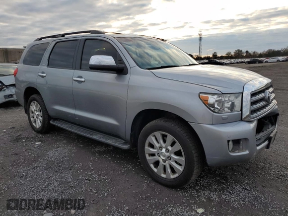 2014 Toyota Sequoia Platinum with VIN 5TDDY5G10ES094035, listed as a Copart auction lot 80311314 with 149,692 mi miles and Salvage Title. Bid and sale history available at carsss.com. Image 4.