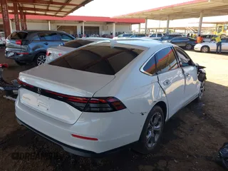 2024 Honda Accord EX with VIN 1HGCY1F31RA039573, listed as a IAAI auction lot 42227230 with Not provided miles and . Bid and sale history available at DreamBid. Image 4.