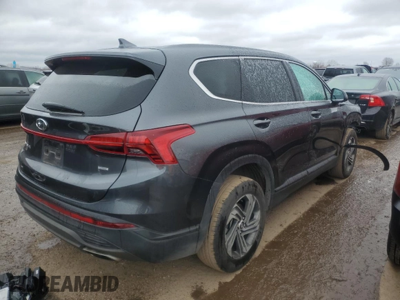 2023 Hyundai Santa Fe SE with VIN 5NMS1DAJ8PH606564, listed as a Copart auction lot 43763605 with 28,326 mi miles and Salvage Title. Bid and sale history available at carsss.com. Image 3.