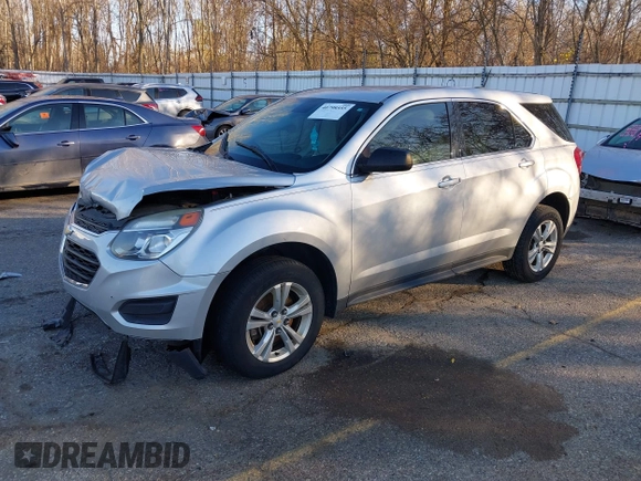 2017 Chevrolet Equinox LS with VIN 2GNALBEK9H1589672, listed as a IAAI auction lot 40798555 with 80,147 mi miles and . Bid and sale history available at carsss.com. Image 17.