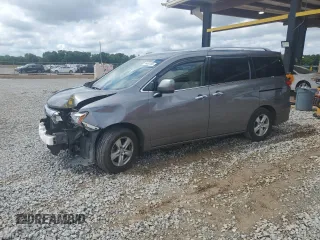 2017 Nissan Quest SV z VIN JN8AE2KP8H9167925, wystawiony jako Copart lot #56483755 z przebiegiem 141 607 mil mil oraz Szkoda całkowita • Salvage title. Historia ofert i sprzedaży dostępna na DreamBid. Obrazek 1.
