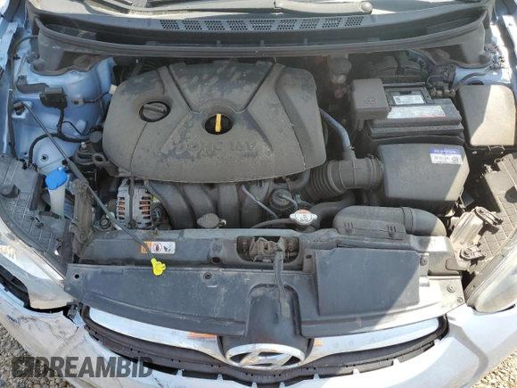 2012 Hyundai Elantra Limited with VIN KMHDH4AE6CU425288, listed as a Copart auction lot 51721515 with 85,174 mi miles and Salvage title. Bid and sale history available at DreamBid. Image 13.
