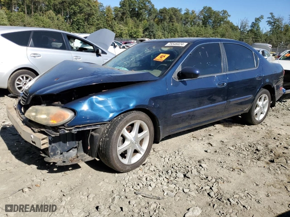 2002 Infiniti I35 Luxury with VIN JNKDA31A72T012105, listed as a Copart auction lot 75546024 with 120,136 mi miles and Salvage Title. Bid and sale history available at carsss.com. Image 1.