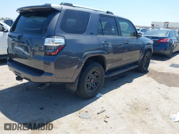 2020 Toyota 4Runner SR5 with VIN JTEZU5JR4L5226079, listed as a IAAI auction lot 42087965 with 48,219 mi miles and . Bid and sale history available at DreamBid. Image 4.