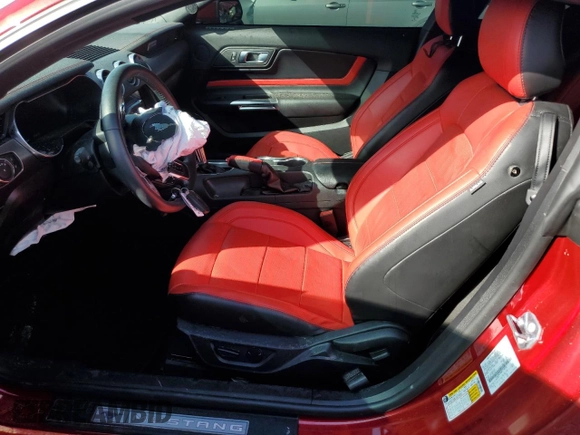 2021 Ford Mustang EcoBoost with VIN 1FA6P8TH8M5150250, listed as a Copart auction lot 38805533 with 23,804 mi miles. Bid and sale history available at carsss.com. Image 7.