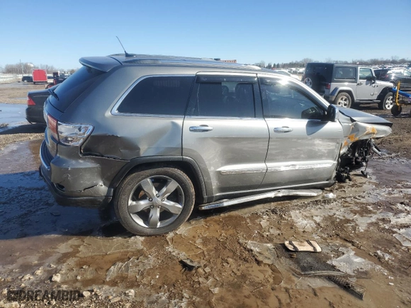 2012 Jeep Grand Cherokee Limited with VIN 1C4RJFBG6CC153423, listed as a Copart auction lot 47899185 with 92,455 mi miles and Salvage Title. Bid and sale history available at carsss.com. Image 3.