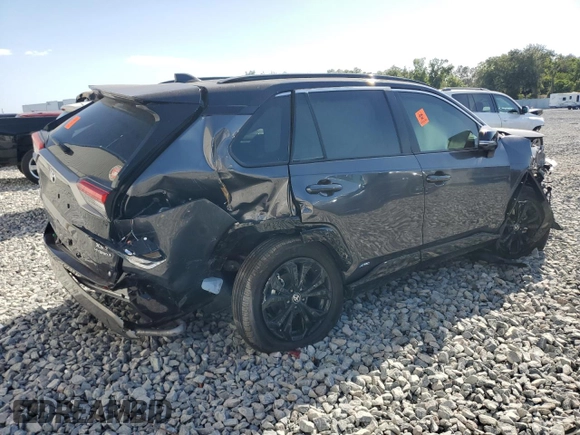 2024 Toyota RAV4 Hybrid XSE with VIN 4T3E6RFV7RU144746, listed as a Copart auction lot 51058845 with 14,030 mi miles and Salvage Title. Bid and sale history available at carsss.com. Image 3.