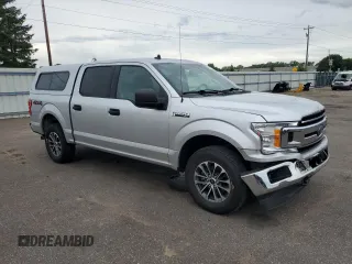 2019 Ford F-150 XL with VIN 1FTEW1E54KFA20203, listed as a Copart auction lot 64373765 with 79,550 mi miles and Salvage title. Bid and sale history available at DreamBid. Image 4.