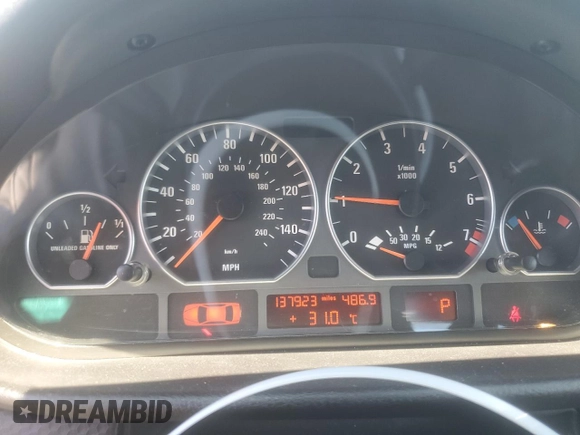 2004 BMW 3 Series 330Ci with VIN WBABD53464PL14996, listed as a Copart auction lot 63722424 with 137,923 mi miles and Salvage Title. Bid and sale history available at carsss.com. Image 9.