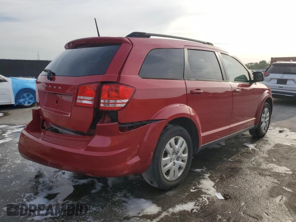 2019 Dodge Journey SE Value with VIN 3C4PDCAB3KT732245, listed as a Copart auction lot 53740435 with 24,186 mi miles and Non Repairable. Bid and sale history available at DreamBid. Image 3.