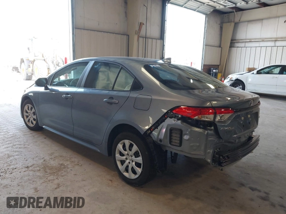 2024 Toyota Corolla LE with VIN 5YFB4MDE6RP216481, listed as a IAAI auction lot 41734716 with 7,120 mi miles and . Bid and sale history available at DreamBid. Image 3.