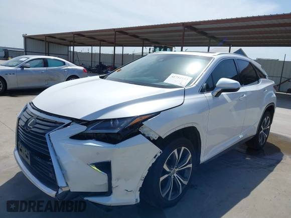 2017 Lexus RX 350 with VIN 2T2ZZMCA5HC046686, listed as a IAAI auction lot 41752153 with 37,760 mi miles and . Bid and sale history available at DreamBid. Image 6.