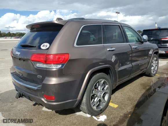 2021 Jeep Grand Cherokee Overland with VIN 1C4RJFCG9MC589926, listed as a Copart auction lot 74053764 with 0 mi miles and Non Repairable. Bid and sale history available at carsss.com. Image 3.