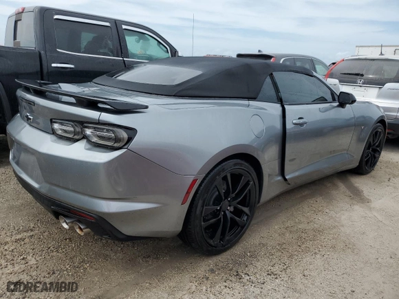 2023 Chevrolet Camaro 2LT with VIN 1G1FD3DS2P0126097, listed as a Copart auction lot 75404214 with 0 mi miles and Non Repairable. Bid and sale history available at carsss.com. Image 3.