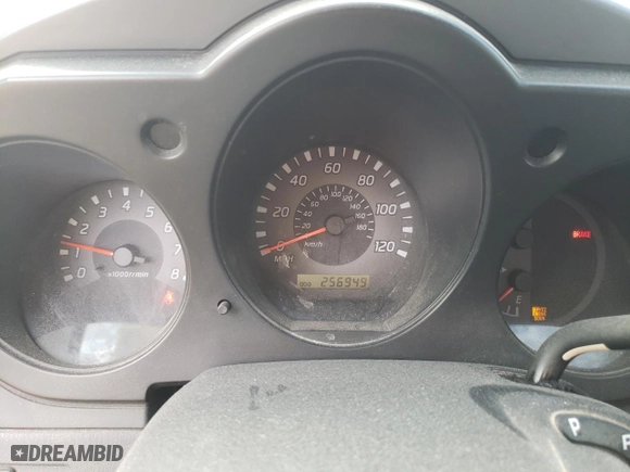 2002 Nissan Frontier 2WD XE with VIN 1N6DD26S12C335602, listed as a Copart auction lot 86579834 with 256,949 mi miles and Salvage Title. Bid and sale history available at carsss.com. Image 9.