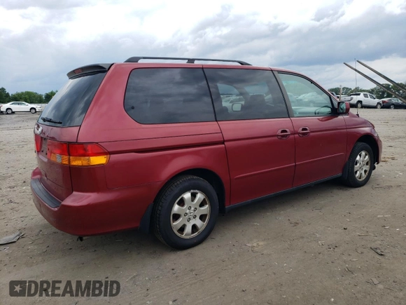 2003 Honda Odyssey EX z VIN 5FNRL18643B124601, wystawiony jako Copart lot #58769005 z przebiegiem 177 710 mil mil oraz Szkoda całkowita • Salvage title. Historia ofert i sprzedaży dostępna na DreamBid. Obrazek 3.