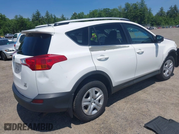 2015 Toyota RAV4 LE with VIN 2T3BFREV6FW230985, listed as a IAAI auction lot 42483966 with 189,246 mi miles and . Bid and sale history available at DreamBid. Image 4.