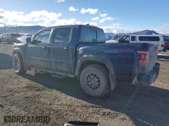 2023 Nissan Frontier Pro-4X z VIN 1N6ED1EK0PN610517, wystawiony jako Copart lot #87213324 z przebiegiem 51 648 mil mil oraz Szkoda całkowita • Salvage title. Historia ofert i sprzedaży dostępna na DreamBid. Obrazek 2.