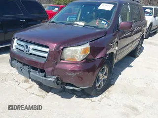 2007 Honda Pilot EX-L with VIN 5FNYF18667B002248, listed as a IAAI auction lot 41786397 with 193,748 mi miles and . Bid and sale history available at DreamBid. Image 6.