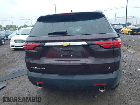 2023 Chevrolet Traverse LT Cloth with VIN 1GNEVGKW8PJ269022, listed as a IAAI auction lot 42361805 with 16,095 mi miles and . Bid and sale history available at DreamBid. Image 16.