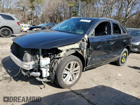 2017 Audi Q3 Premium Plus with VIN WA1HCCFS2HR017114, listed as a Copart auction lot 42201735 with 73,002 mi miles and Salvage title. Bid and sale history available at DreamBid. Image 1.