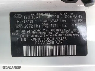 2014 Hyundai Veloster with VIN KMHTC6AD5EU192486, listed as a Copart auction lot 86204784 with 172,013 mi miles and Salvage Title. Bid and sale history available at carsss.com. Image 12.