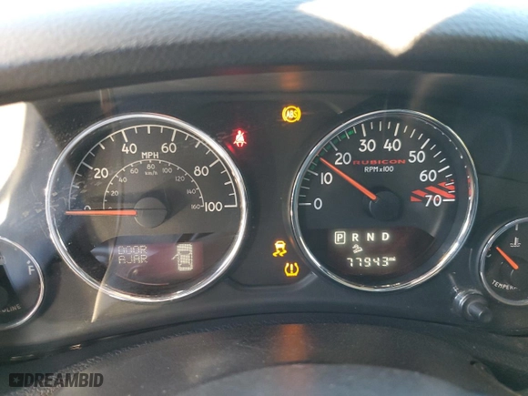 2018 Jeep Wrangler JK Unlimited Rubicon Recon with VIN 1C4HJWFG5JL803636, listed as a Copart auction lot 76370924 with 77,943 mi miles and Salvage Title. Bid and sale history available at carsss.com. Image 9.