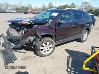 2012 Kia Sorento LX with VIN 5XYKT4A67CG191666, listed as a IAAI auction lot 42047583 with 175,404 mi miles. Bid and sale history available at carsss.com. Image 18.