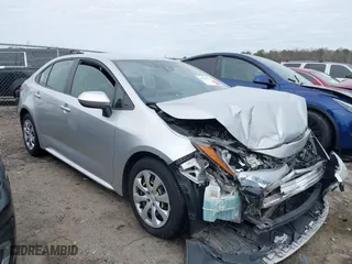 2020 Toyota Corolla LE with VIN JTDEPRAEXLJ083774, listed as a IAAI auction lot 41537871 with 135,769 mi miles. Bid and sale history available at carsss.com. Image 13.