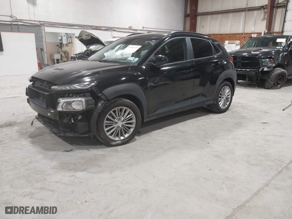 2019 Hyundai Kona SEL with VIN KM8K6CAA4KU382976, listed as a IAAI auction lot 41820749 with 61,619 mi miles. Bid and sale history available at carsss.com. Image 2.