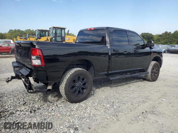 2022 Ram 2500 Big Horn with VIN 3C6UR5DL0NG356094, listed as a Copart auction lot 75015544 with 44,341 mi miles and Salvage Title. Bid and sale history available at carsss.com. Image 3.