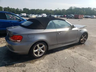 2013 BMW 1 Series 128i with VIN WBAUL7C50DVU09856, listed as a Copart auction lot 62916024 with 114,529 mi miles and Salvage Title. Bid and sale history available at carsss.com. Image 3.